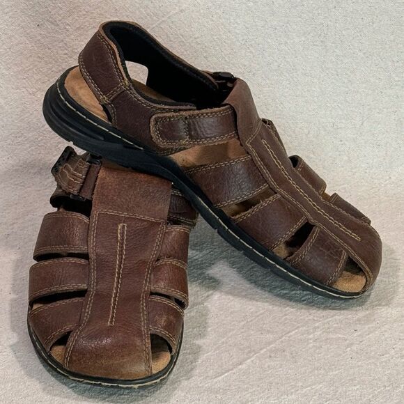 Dr. Scholl's 'Camden' Closed Toe Fisherman Sandals Mens Size 10M - Picture 5 of 16